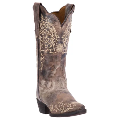 Laredo Jasmine Leather Cowboy Boots 52177