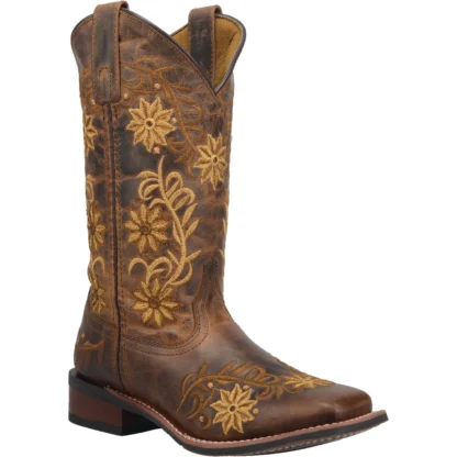 Laredo Secret Garden Leather Cowboy Boots 5822