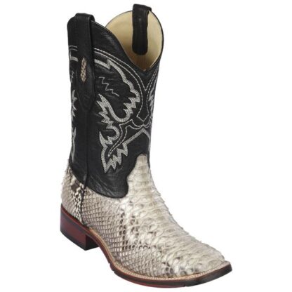 Men's Los Altos Genuine Python Square Toe Boots