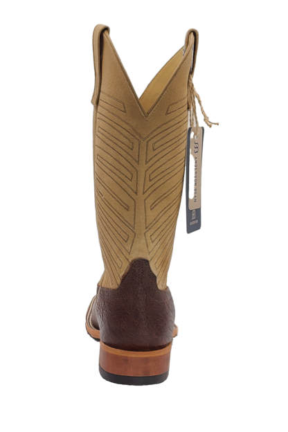 Anderson Bean Mens Kango Tobac Smooth Ostrich Tan Top Boots - Image 3