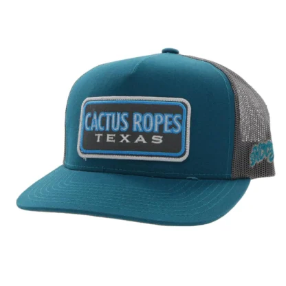 Hooey Cactus Ropes Blue / Grey Snapback Cap