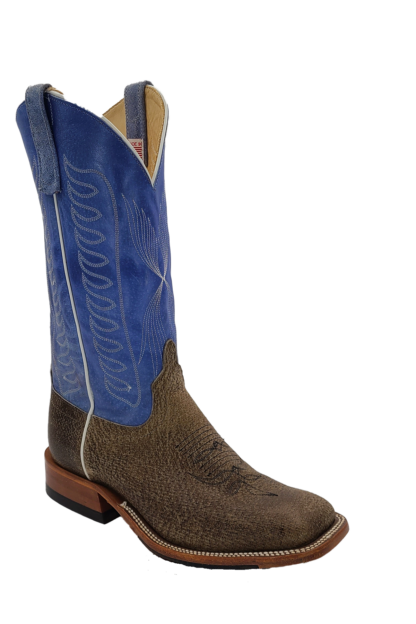 Anderson Bean Charcoal Boar Blue Sinsation Cowboy Boots