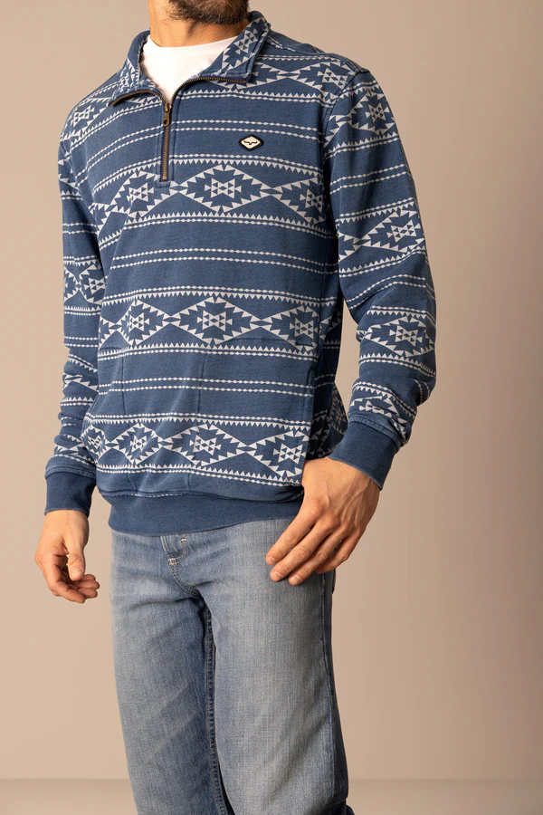 Mens Kimes Ranch Crupper Pullover in Indigo