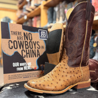 Anderson Bean Brandy Bruciato Full Quill Ostrich Burgundy Top Cowboy Boots 360487