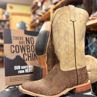 Anderson Bean Tan Hungry Hippo Cowboy Boots