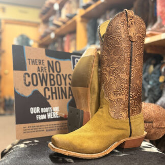 Anderson Bean Sahara Suede Cutter Toe Cowboy Boots 332716