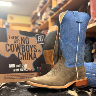 Anderson Bean Charcoal Boar Blue Sinsation Cowboy Boots