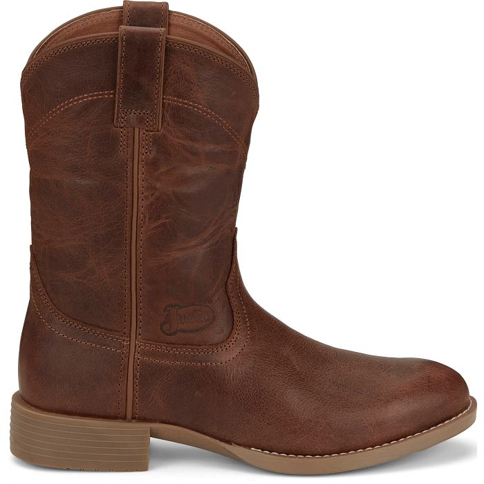 Men's Justin Kilgore Stampede 10" Roper in Hickory - Image 2