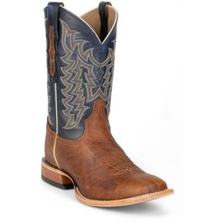 Men's Tony Lama Alfredo 11" Brown Bison Cowboy Boot