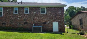 Outside view of master bedroom addition in South Carolina with general contractor Dennis Home Improvement