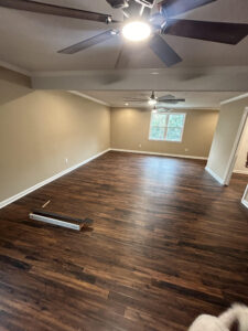 Inside view facing window Master Bedroom addition in South Carolina with general contractor near me Dennis Home Improvement