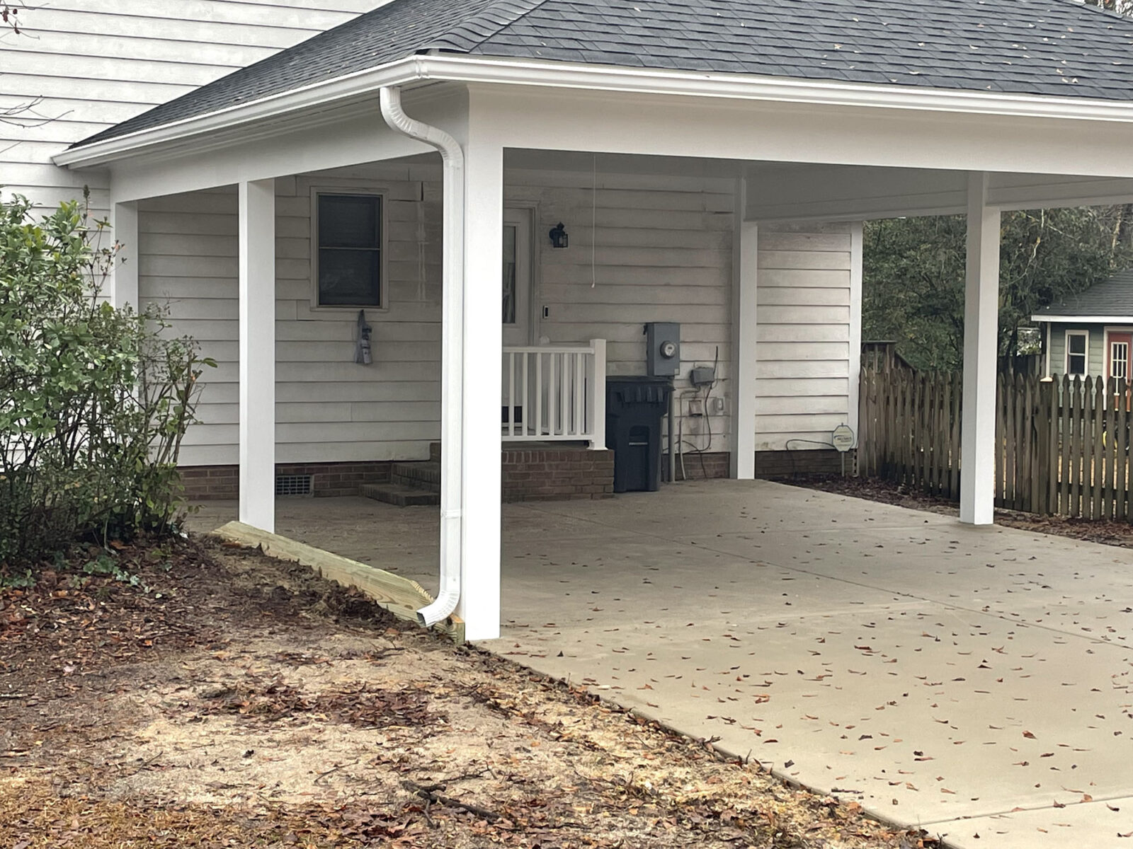 Covered carport by Dennis Home Improvement