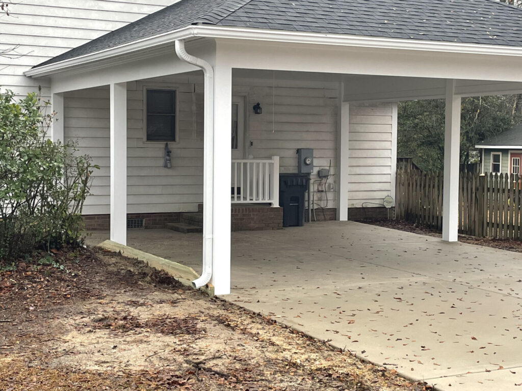 Carport build