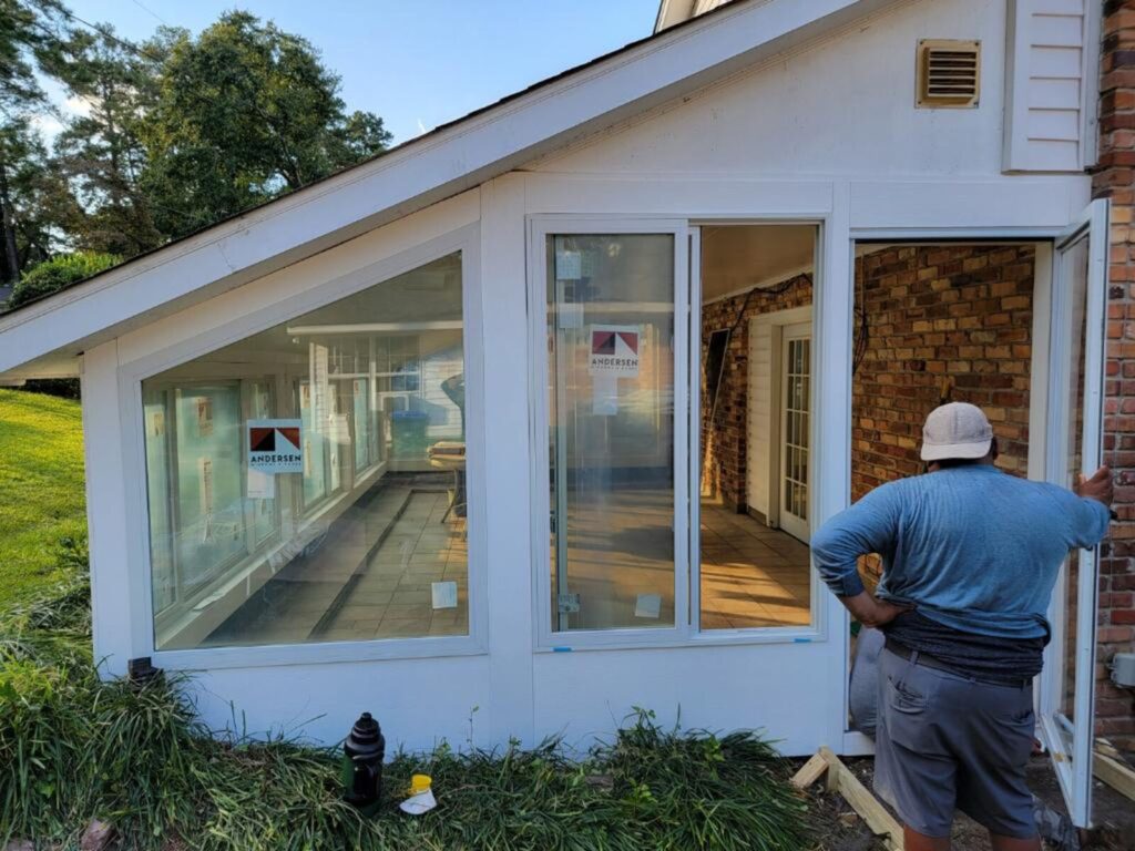 Sun porch conversion with Andresen windows