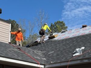 Work has begun on this Roof Replacement Project in Chapin SC 29036 with roofing contractor near me Dennis Home Improvement