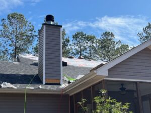 More work and shingles going down for his Roof Replacement Project in Chapin, SC 29036 with roofing contractor near me Dennis Home Improvement