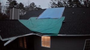 Another view of the roof to be be replaced in this Roof Replacement project in Chapin, SC 29036 with general contractor near me Dennis Home Improvement