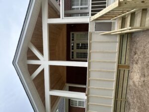 Front of screen porch build in Lexington SC 29073 with builder near me Dennis Home Improvement