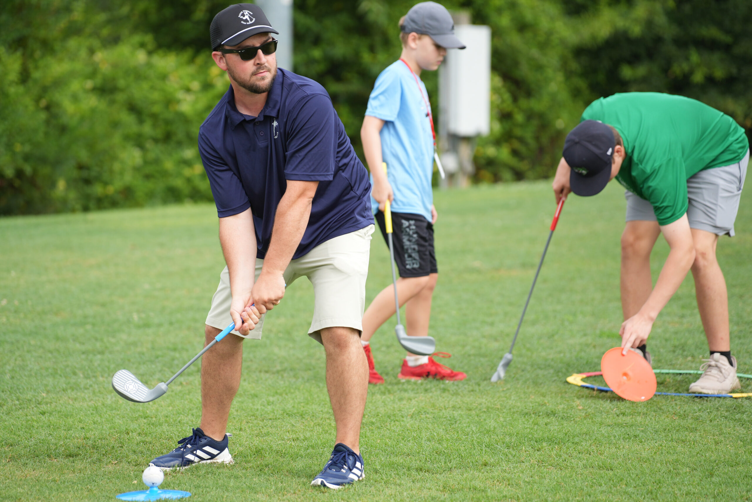 Kids at G1 Golf camp