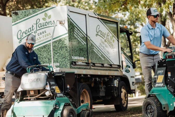 Lawn Aeration in Nashville, TN