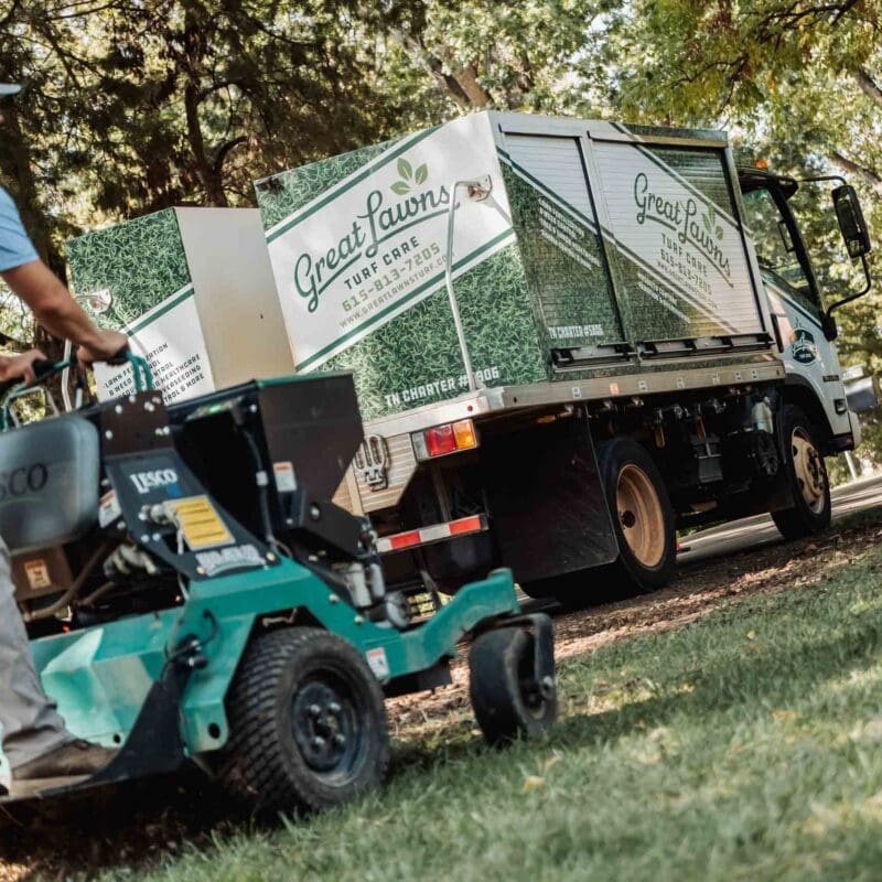 Lawn Aeration in Nashville, TN