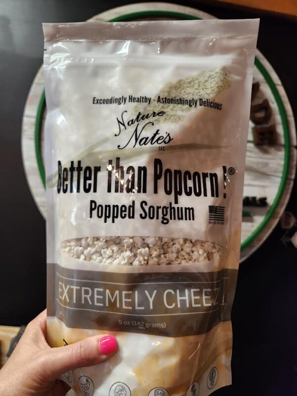 Nature Nate's Better than Popcorn! Popped Sorghum Extremely Cheezy