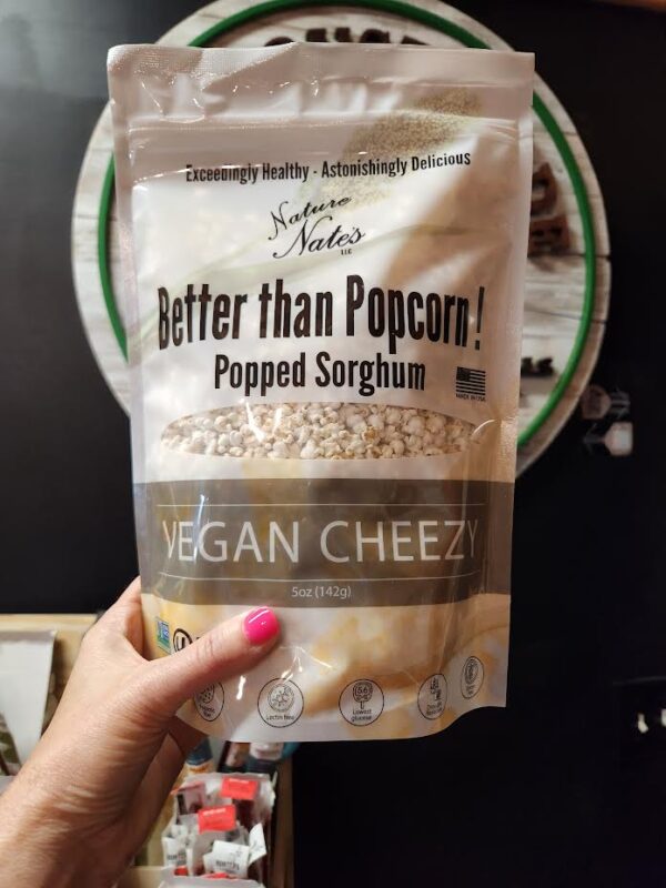 Nature Nate's Better than Popcorn! Popped Sorghum Vegan Cheezy